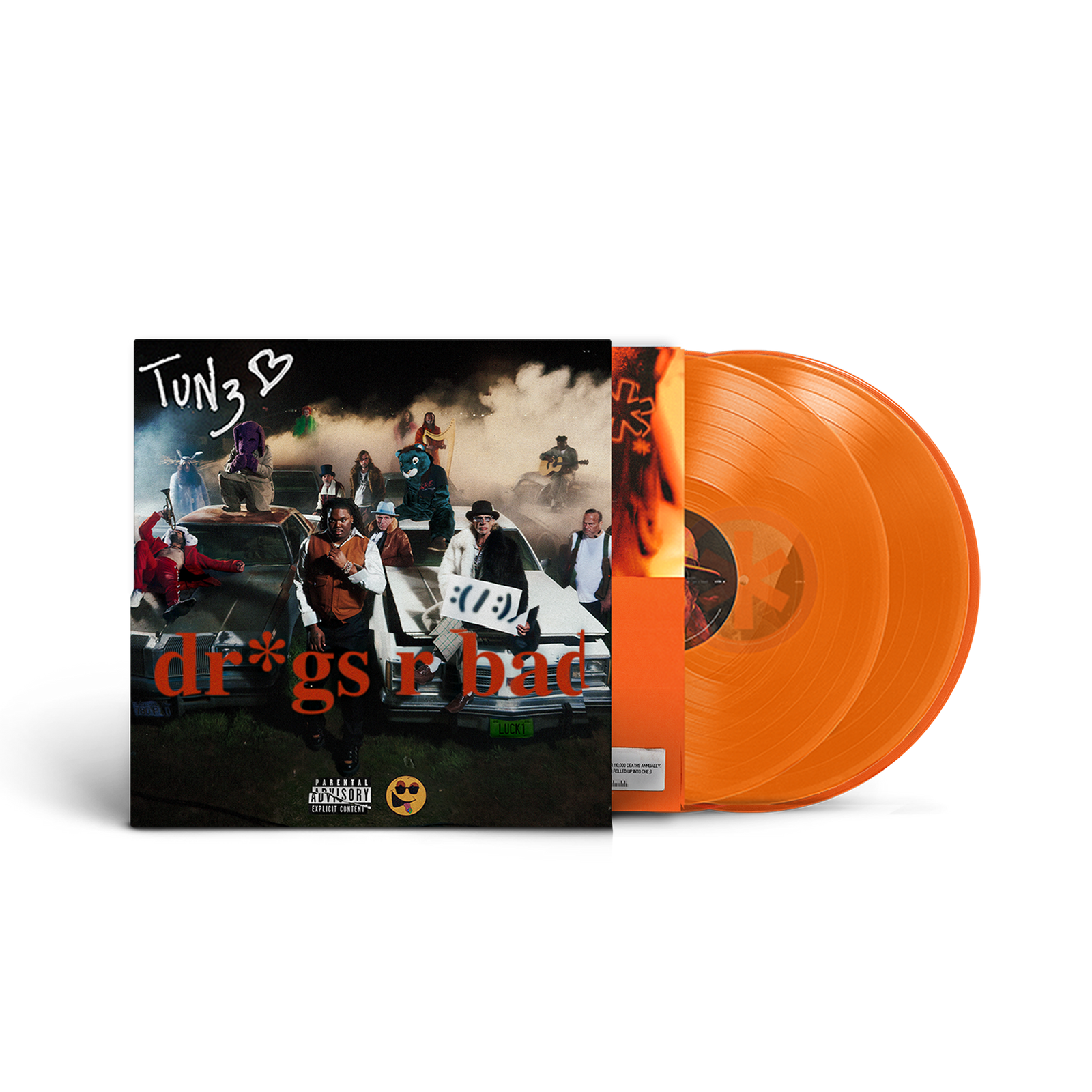 DR*GS R BAD - Signed no such thing as j*nkie paradise Orange Vinyl