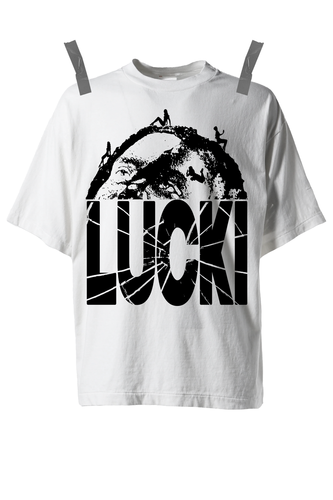 WHITE LUCKI TEE